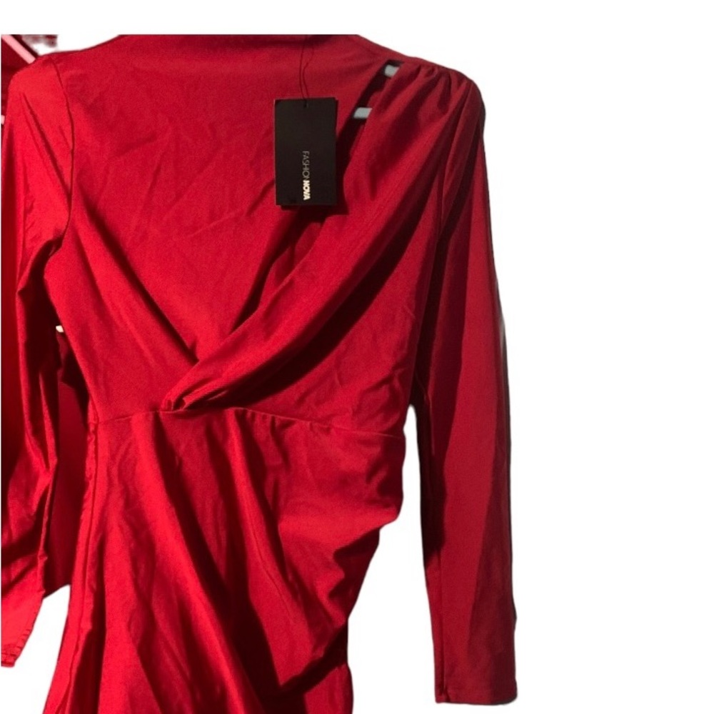 FASHION NOVA RED DRESS